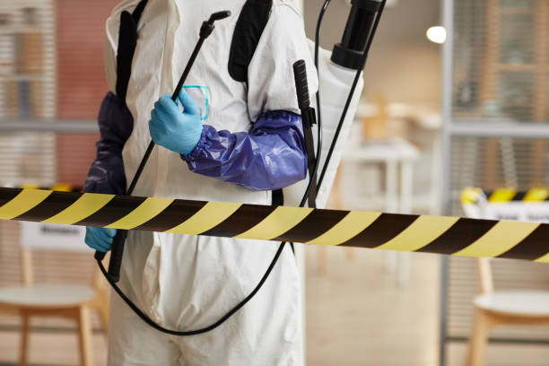 Professional Biohazard technician working in Arlington, VA